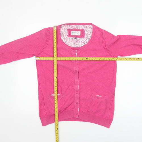 Marks and Spencer Per Una Women’s Pink Cotton Cardigan Size 10
