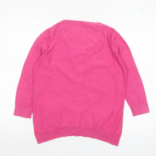 Marks and Spencer Per Una Women’s Pink Cotton Cardigan Size 10