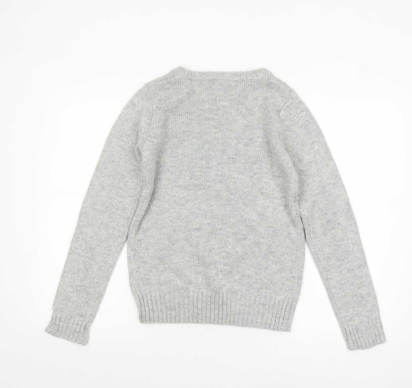 Apricot Womens Grey Penguin Knit Jumper UK 8 Pullover Casual Winter