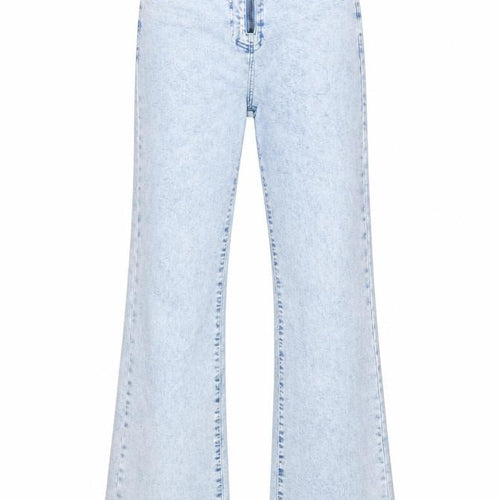 SHEIN Women’s Blue Acid Wash Flared Denim Jeans Size 30