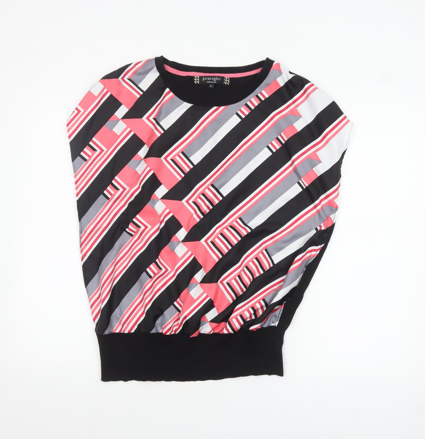 Principles by Ben de Lisi Women's Multicoloured Geometric Blouse Size 16