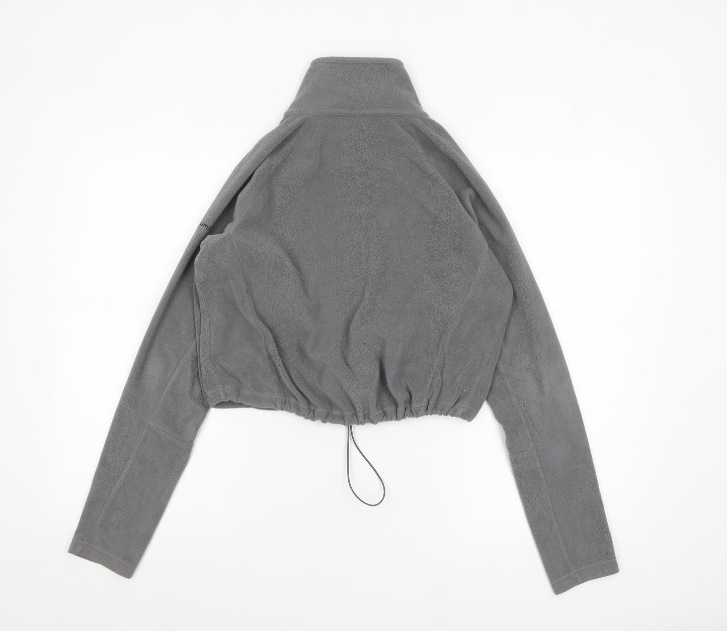 Columbia Women’s Grey Fleece Pullover Sweatshirt Small 1/2 Zip Warm