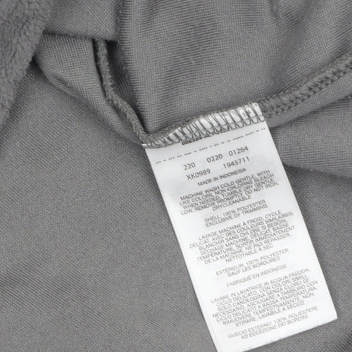 Columbia Women’s Grey Fleece Pullover Sweatshirt Small 1/2 Zip Warm