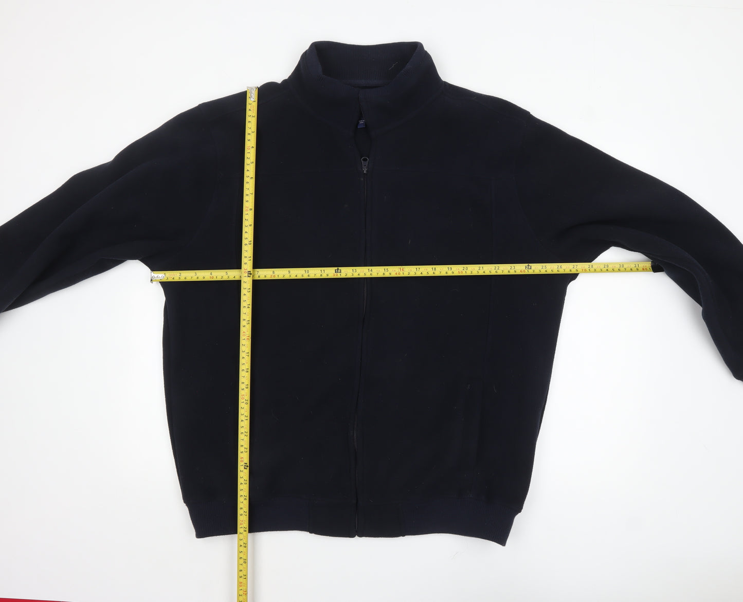 Premier Man Men's Blue XL Fleece Full Zip Jacket