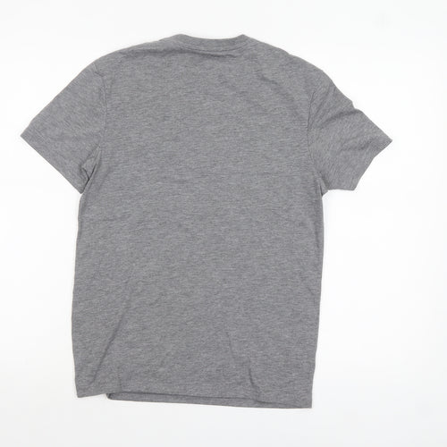 Lyle & Scott Men's Grey XS Crew Neck Cotton Blend T-Shirt