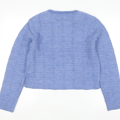 Marks and Spencer Women's Blue Knit Button Cardigan Size S