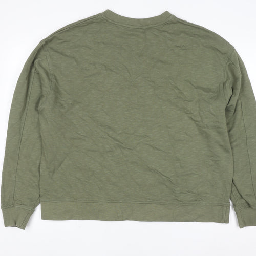 Signal Men’s Green 2XL Crew Neck Cotton Pullover Sweatshirt