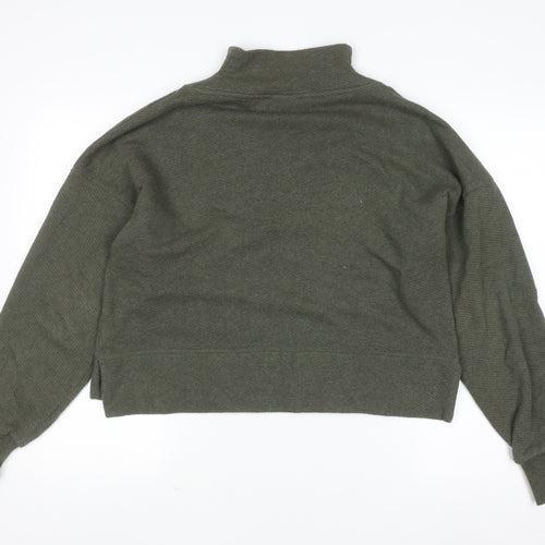 Sweaty Betty Women's Green 1/2 Zip Pullover Sweatshirt Size S