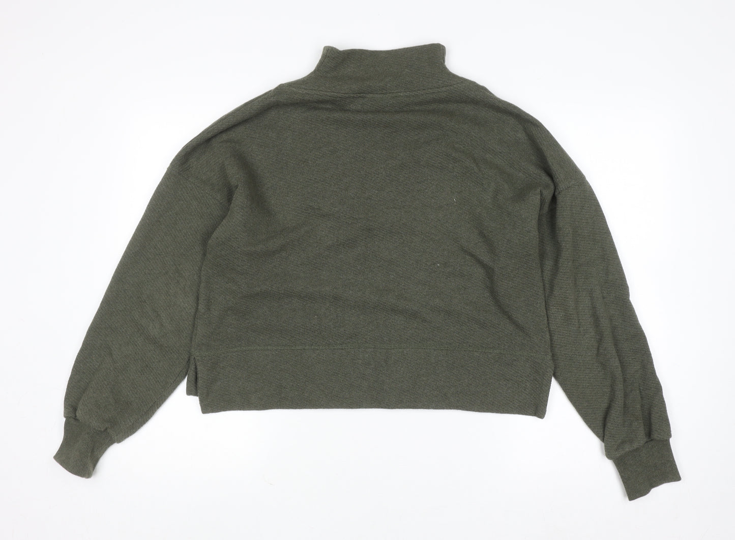 Sweaty Betty Women's Green 1/2 Zip Pullover Sweatshirt Size S