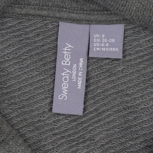 Sweaty Betty Women's Green 1/2 Zip Pullover Sweatshirt Size S