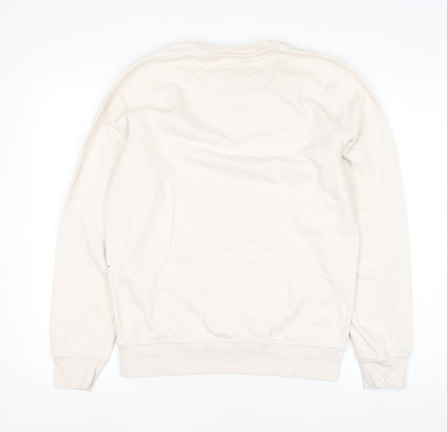 Stanley/Stella Women Ivory Cotton Pullover XS Frog Print Jumper