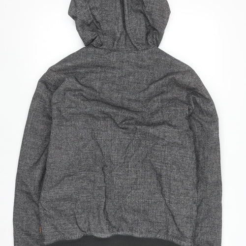 Vans Men's Grey XS Bomber Jacket Hooded Mountain Edition