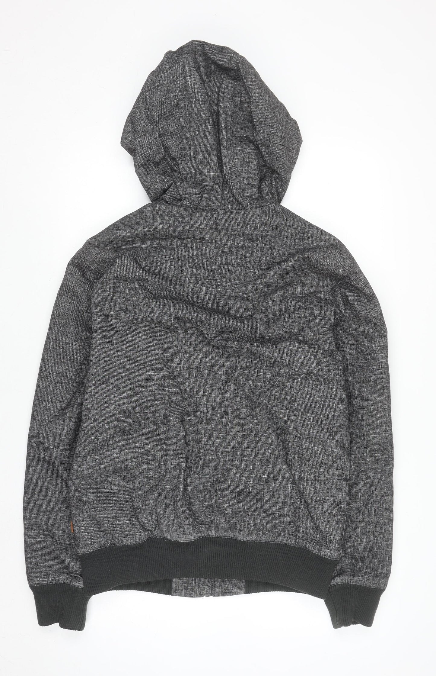 Vans Men's Grey XS Bomber Jacket Hooded Mountain Edition