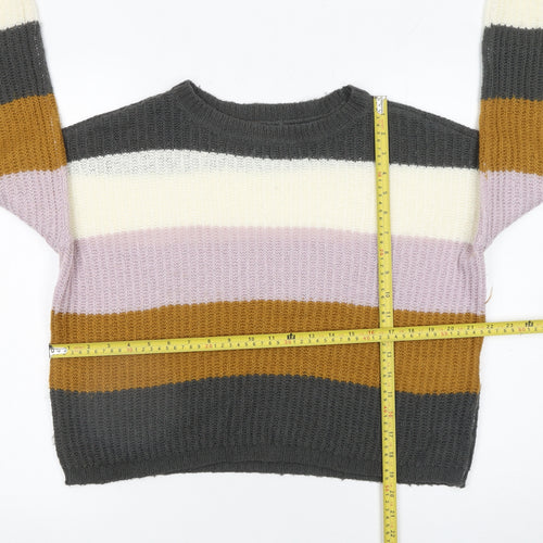 Jacqueline de Yong Women's Multicoloured M Knit Pullover Jumper
