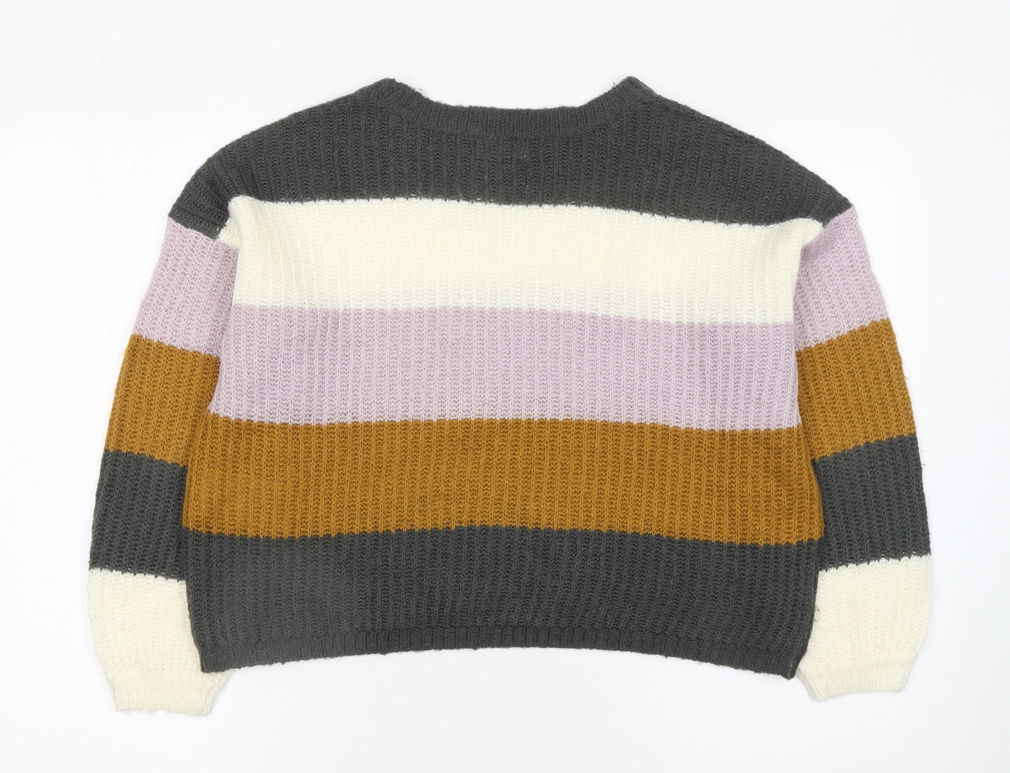 Jacqueline de Yong Women's Multicoloured M Knit Pullover Jumper