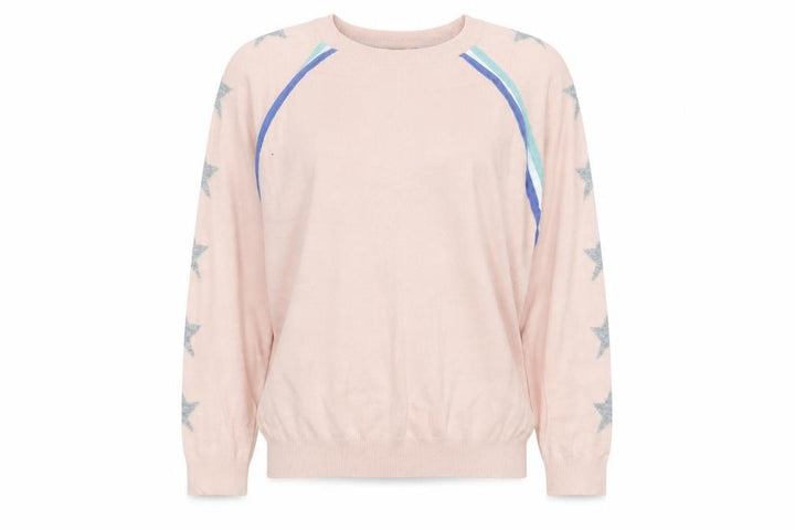 M&Co Women’s Pink Star Knit Petite Jumper UK14