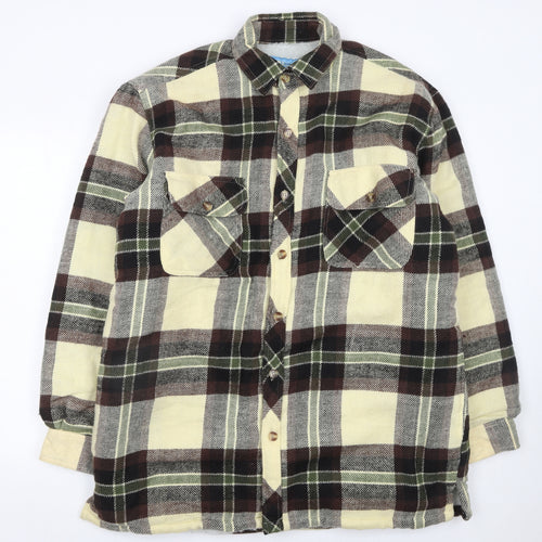 Fred Seigle Womens Multicoloured Check Padded Flannel Shirt Jacket L