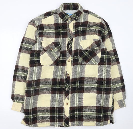 Fred Seigle Womens Multicoloured Check Padded Flannel Shirt Jacket L