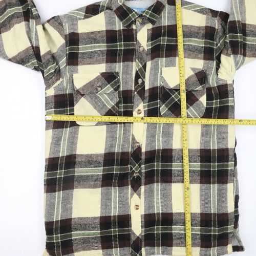 Fred Seigle Womens Multicoloured Check Padded Flannel Shirt Jacket L