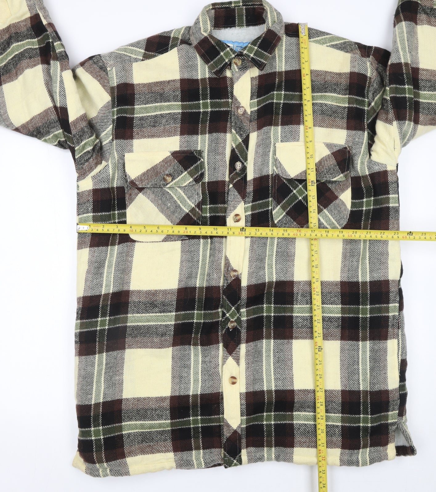 Fred Seigle Womens Multicoloured Check Padded Flannel Shirt Jacket L