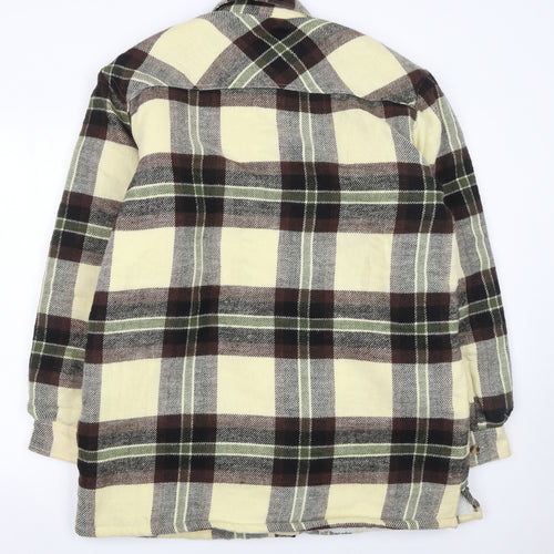 Fred Seigle Womens Multicoloured Check Padded Flannel Shirt Jacket L