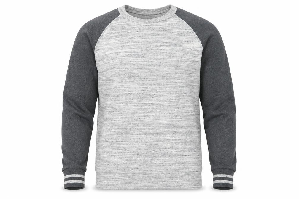 Front view of Banana Republic Men's Grey Cotton Crew Neck jumper L