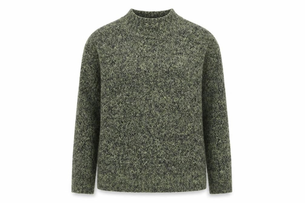 Matalan Women's Green Mock Neck Pullover Jumper Size M