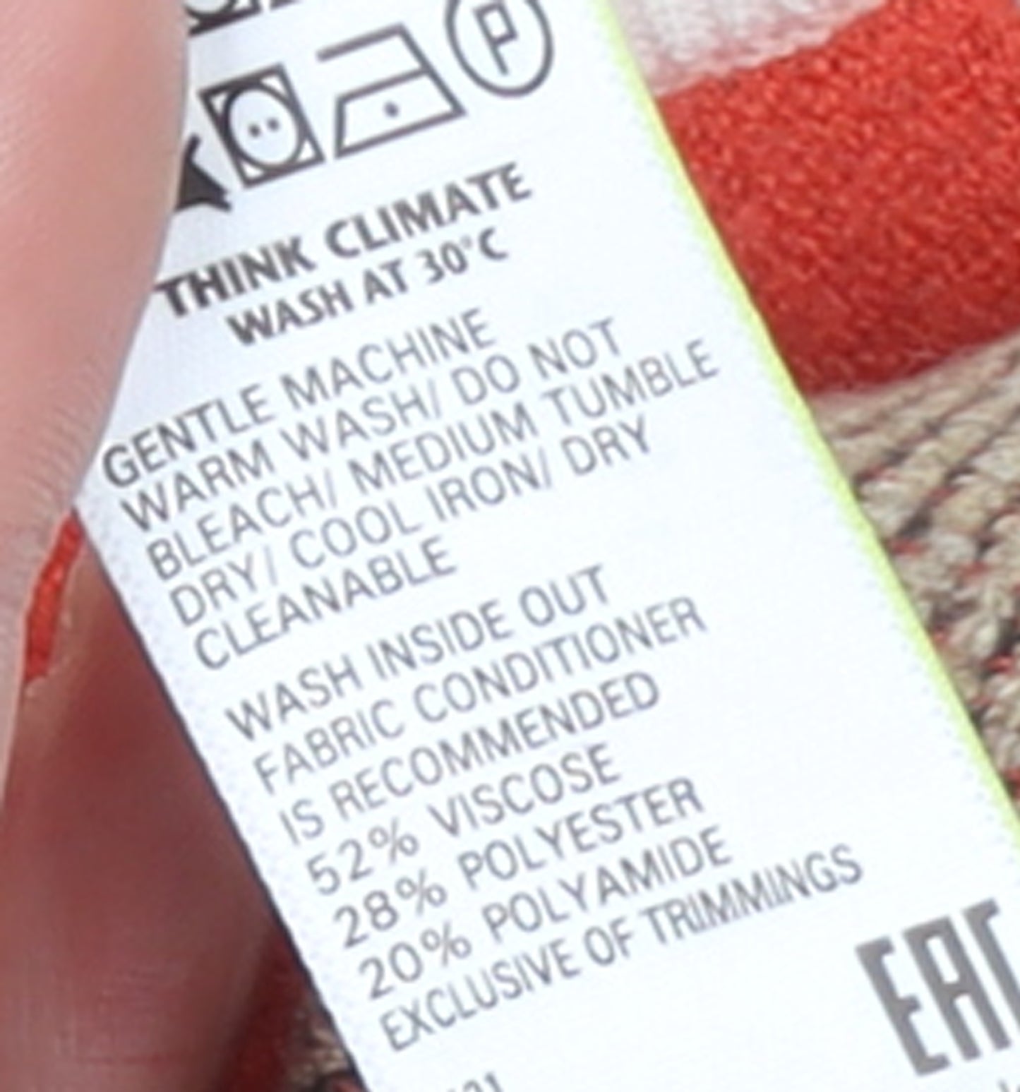 Marks and Spencer Women's Beige Argyle Crew Neck Jumper M