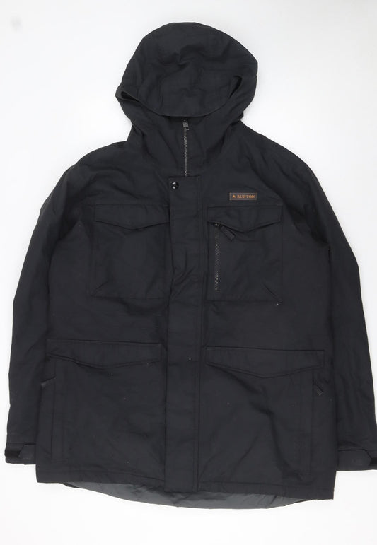 Burton Men’s Black 2XL Hooded Waterproof Parka Jacket
