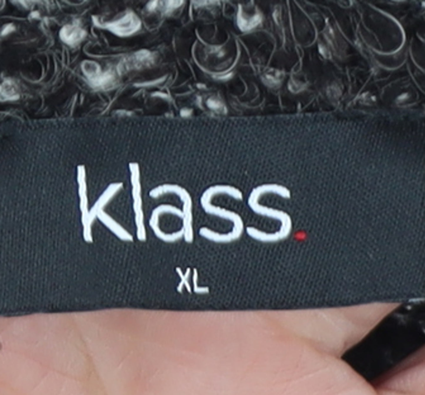 Klass Womens Grey Wool Blend Roll Neck Long Sleeve Jumper XL