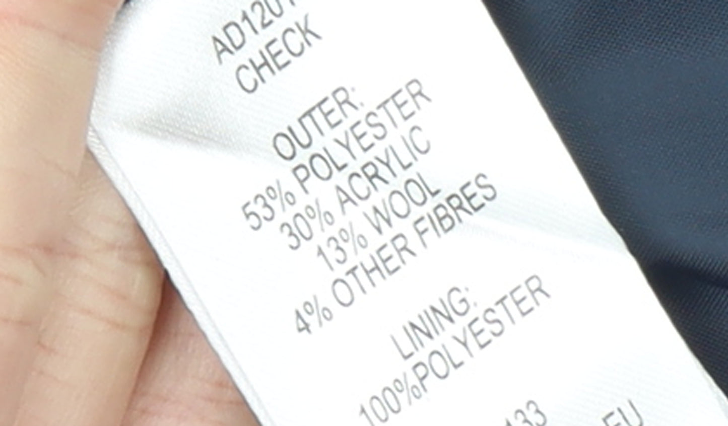 Cotton Traders Men's Blue Check 2XL Bomber Jacket