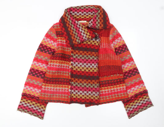 Marks and Spencer Women's Multicoloured Wool Cardigan UK 14