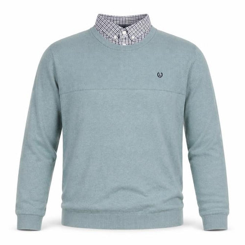 Matalan Men's Green Cotton Crew Neck Jumper L