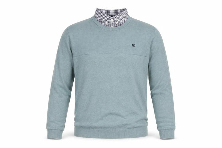 Matalan Men's Green Cotton Crew Neck Jumper L