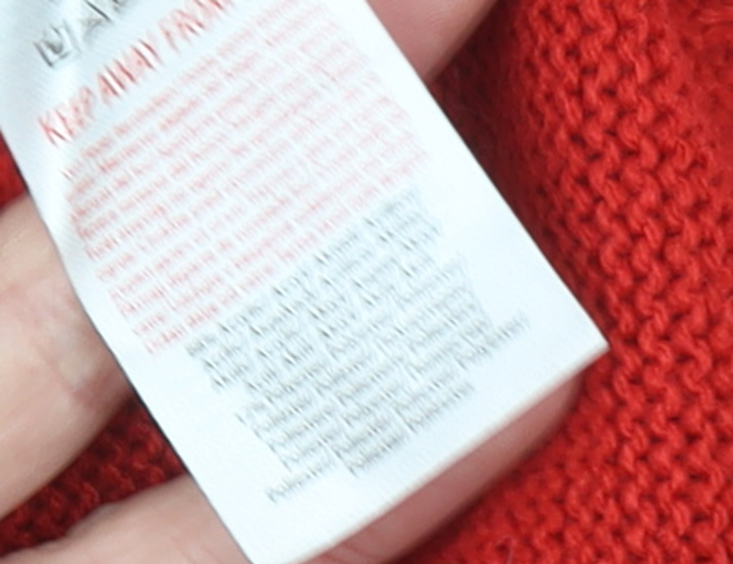 Beloved Women's Red Christmas Bear Sequin Knit Jumper Size S