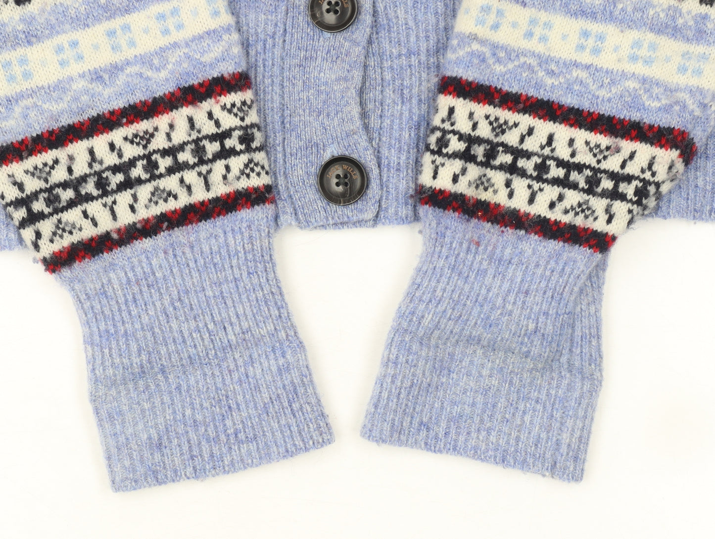 Jack Wills Women’s Multicoloured Fair Isle Wool Cardigan UK 12