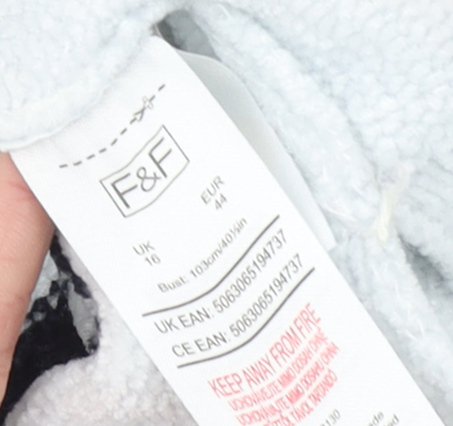 F&F Womens Multicoloured Striped Crew Neck Pullover Jumper Size 16