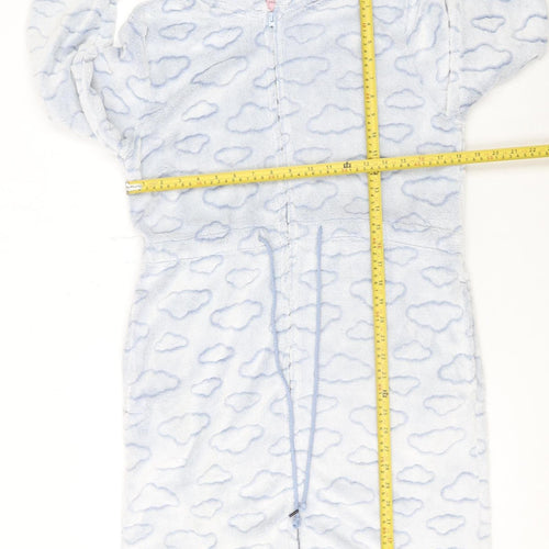 Fairy Dust Women's Blue Cloud Hooded Fleece Robe M