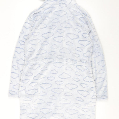 Fairy Dust Women's Blue Cloud Hooded Fleece Robe M