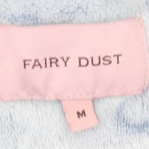 Fairy Dust Women's Blue Cloud Hooded Fleece Robe M