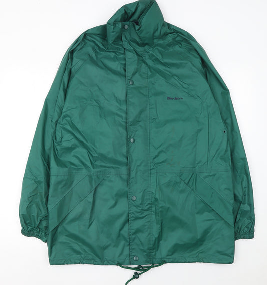 Peter Storm Men’s Green Waterproof Rain Jacket M 38in Hiking Outdoor