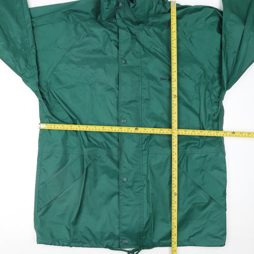 Peter Storm Men’s Green Waterproof Rain Jacket M 38in Hiking Outdoor