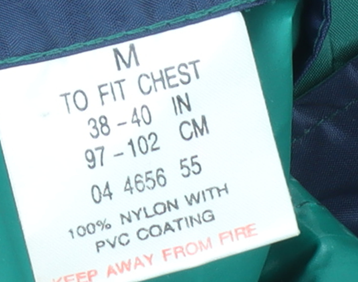 Peter Storm Men’s Green Waterproof Rain Jacket M 38in Hiking Outdoor