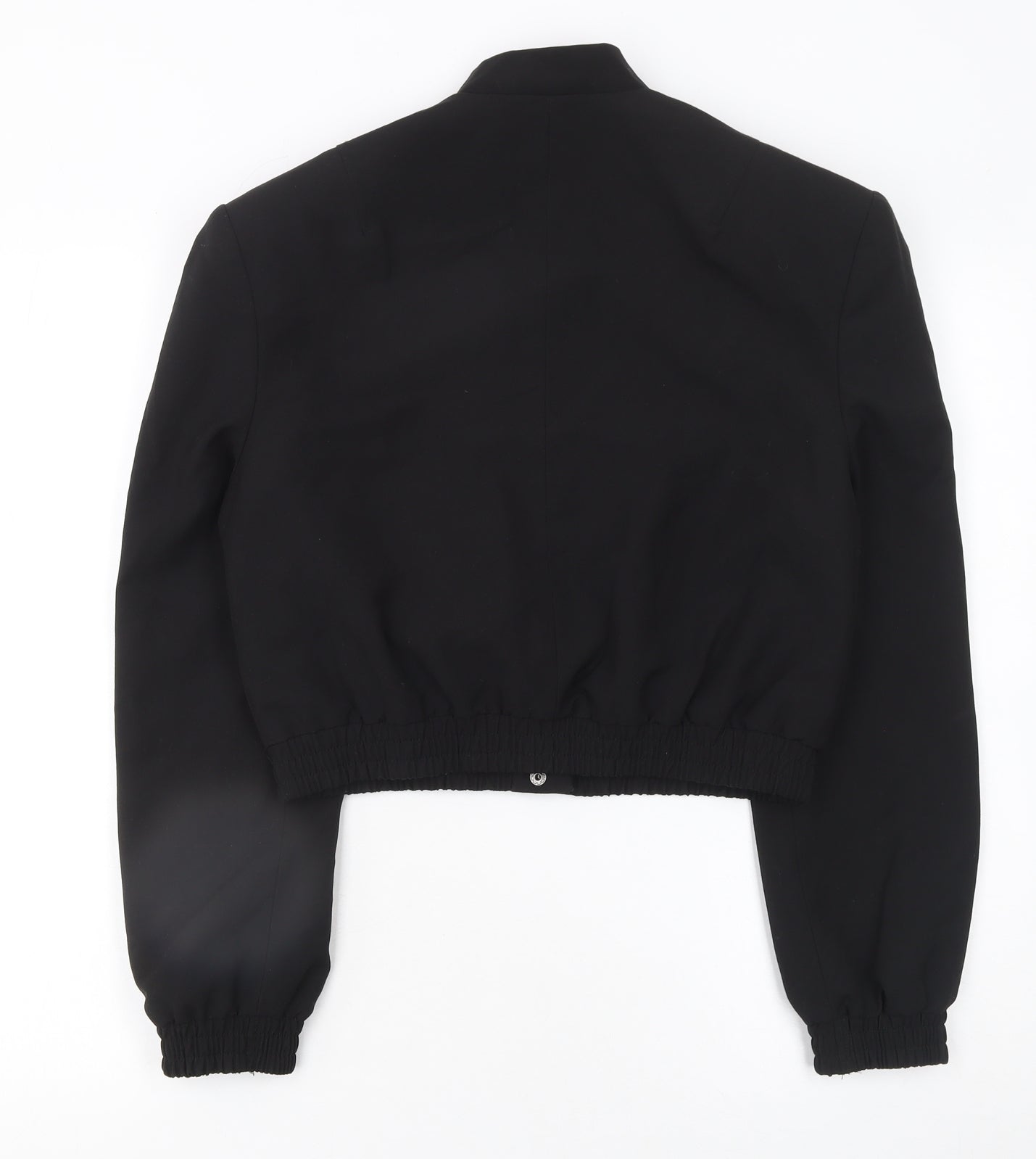 ASOS DESIGN Women’s Black Cropped Bomber Jacket Size 6