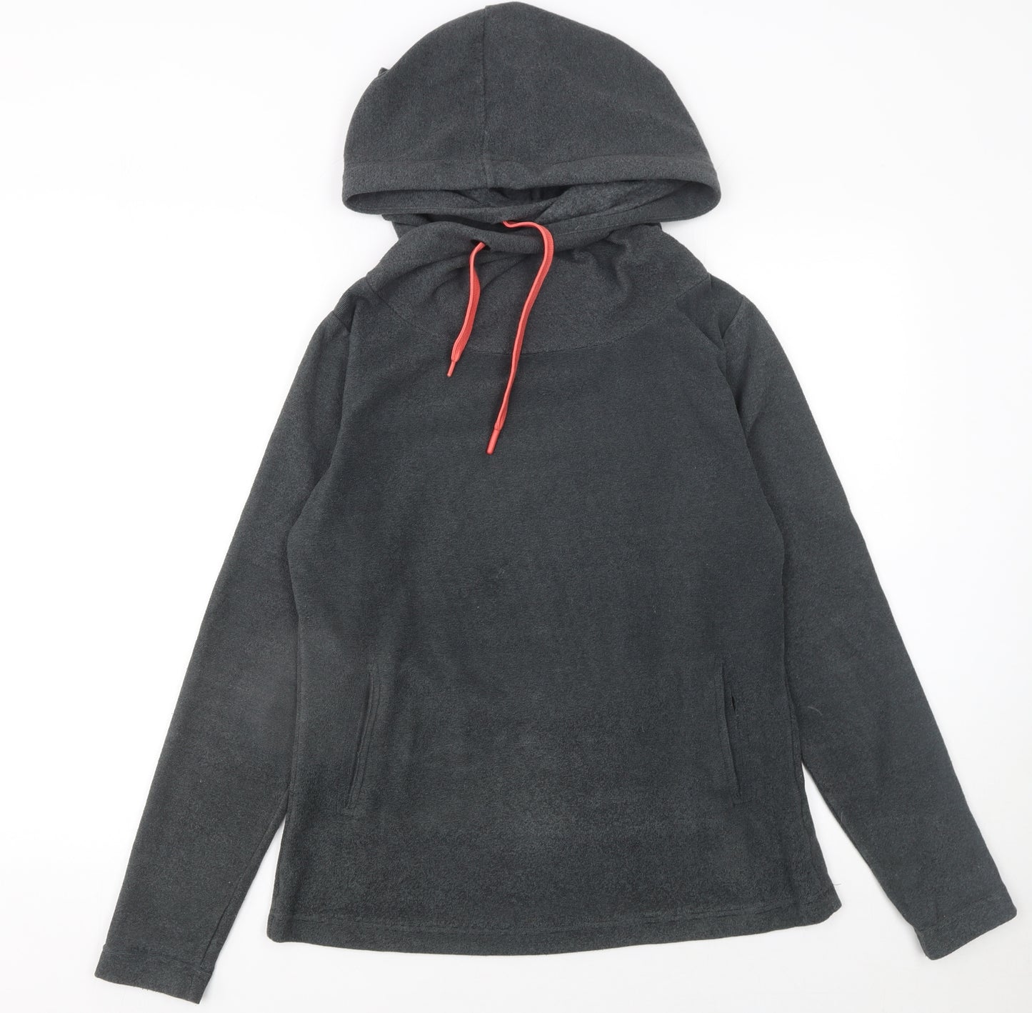 Ayacucho Women’s Dark Grey Fleece Pullover Hoodie XS