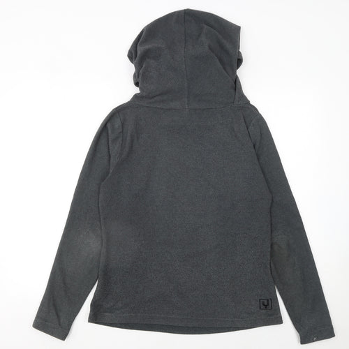 Ayacucho Women’s Dark Grey Fleece Pullover Hoodie XS