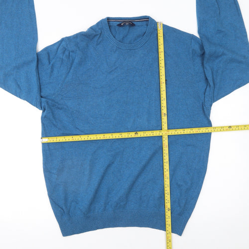 Crew Clothing Company Men’s Blue 2XL Cotton Crew Neck Jumper