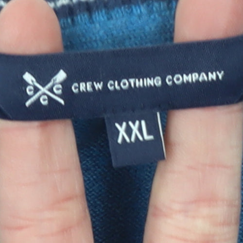 Crew Clothing Company Men’s Blue 2XL Cotton Crew Neck Jumper