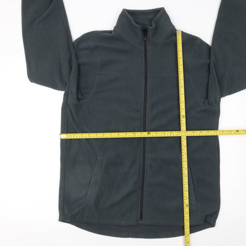 Marks and Spencer Men's Green Fleece Full Zip Jacket Size L 44in
