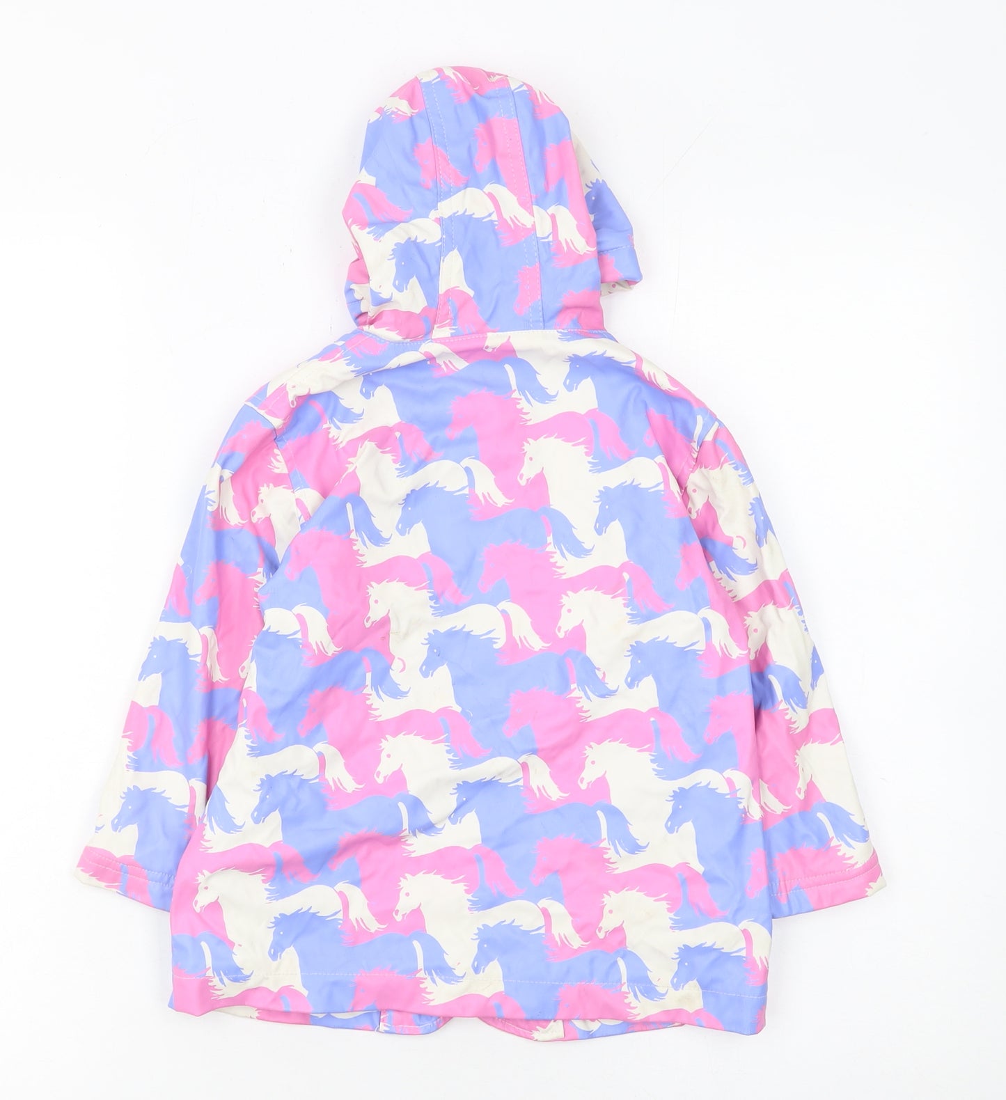 Hatley Girls Multicoloured Unicorn Hooded Rain Coat 3 Years Waterproof Lined